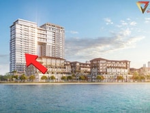 Hình ảnh Căn Studio Sun Ponte tầng 12 view sông, căn đẹp, NH hỗ trợ 70%, 0% ls