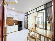 Hình ảnh Cho thuê Mb6623 nạp rút nhanh chóng 1PN Bancol cửa sổ lớn đầy đủ tiện nghi Giáp Quận 10