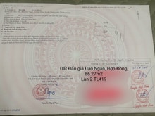 Hình ảnh Cc cần thanh lý gấp lô đất 86.27m2, 2.x tỷ, tk4, đất đấu giá đạo