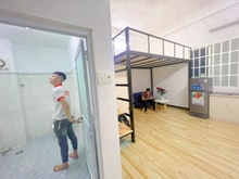 Hình ảnh Phòng trọ gác cao, cửa sổ trơi thoáng gần sân bay, phòng rộng 30m2
