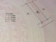 Hình ảnh Bán đất bồ đề 139m mt 6m hậu 6m đường oto sổ hoa hậu giá 155 tr/m