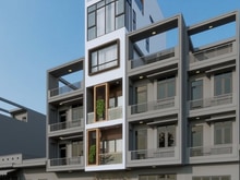 Hình ảnh bán nhà đẹp đang hoàn thiện tại bát khối long biên 91m2 7 tầng