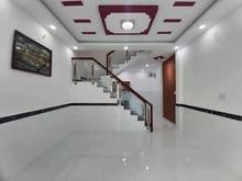 Hình ảnh Cho thuê nhà mới xây hẻm 7m đường Phan huy ích gần chợ Phạm Văn Bạch,