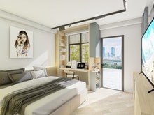 Hình ảnh Khai trương Penthouse 1pn - bancol - nội thất hiện đại - Ngô Tất tố