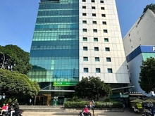 Hình ảnh Cho thuê tòa nhà Lê Thị Riêng P Bến Thành Q1, DT 10mx25m, hầm 9tang
