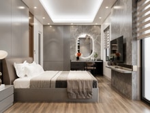 Hình ảnh +PHÂN LÔ -Ô TÔ ĐỖ CỬA - NHÀ MỚI ĐẸP-kt hiện đại-full nội thât-ở ngay.