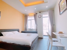 Hình ảnh Căn Hộ Studio Ban Công 30m2 Máy Giặt Riêng Ngay Ngã Tư Hàng Xanh