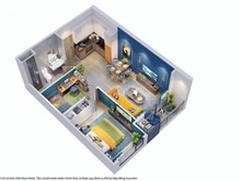 Hình ảnh Bán căn 1pn+1 the miami gs6 tầng 05 căn 06 - siêu vip - view nội khu