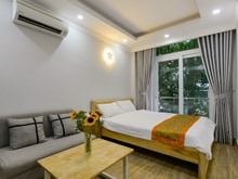 Hình ảnh Căn Hộ Studio ban công Full nội thất đầy đủ tiện nghi ở Tân Phong Quận