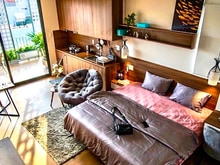 Hình ảnh 🍀Studio Vách Ngăn_NT Gỗ_Bancol Siêu Rộng_Thiết Kế Tinh Tế_Quận 10