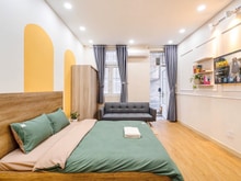 Hình ảnh Cho thuê căn Studio Quận 3 nội thất hiện đại cửa sổ thoáng gần cầu LVS