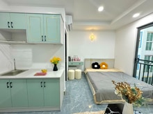 Hình ảnh Khai trương CHDV mới_dạng Studio_ban công_nội thất đẹp_ở Lê Lai_Gò Vấp