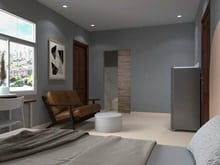 Hình ảnh Studio giá rẻ cửa sổ lớn đón nắng toà nhà thang máy mặt tiền trung Q5