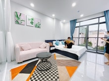 Hình ảnh 🏡☘️ 1PN đầy đủ tiện nghi, gần CV Lê Văn Tám, ban công, máy giặt riêng