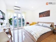 Hình ảnh ✅Căn Hô Studio🔥Nội thất cao cấp_Bếp xa giường_Ban công View Sông✅