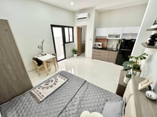 Hình ảnh Trống sẵn Căn Hộ Studio ban công full nội thất siêu xinh giá sinh viên