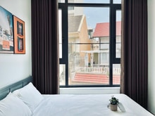Hình ảnh Cho Thuê Căn Hộ Ban Công Full Nội Thất Cửa Sổ Lớn Tách Bếp Khu Sân Bay