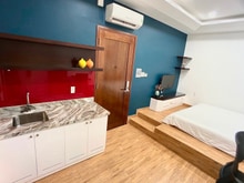 Hình ảnh Cho Thuê Căn Hộ Ban Công Full Nội Thất Cửa Sổ Lớn Tách Bếp Ngay Chợ Tâ