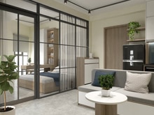 Hình ảnh Cho Thuê Căn Hộ Ban Công Full NT Khu Sân Bay Quận Tân Bình
