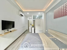 Hình ảnh Căn Hộ Ban Công Full Nội Thất Cửa Sổ Lớn Tách Bếp Khu Sân Bay