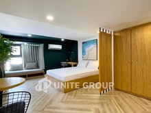 Hình ảnh Cho Thuê Căn Hộ Ban Công Full Nội Thất Cửa Sổ Lớn Tách Bếp Khu Sân Bay