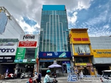Hình ảnh Mặt Tiền  LÊ THỊ RIÊNG, P. Bến Thành Q.1, DT; 12 x11 KC: Hầm 5 tầng ST