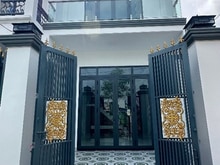 Hình ảnh Nhà Mới Xây Giáp Chợ Bình Chánh, Xây Kiên Cố Bê Tông Cốt Thép Sổ Đã HC