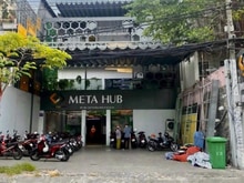 Hình ảnh Cho thuê MT NGANG 11 DÀI 30 đường Trường Sơn - Q10 3 Tầng Trống suốt