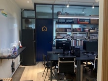 Hình ảnh Cho thuê căn officetel full bàn ghế 40m2 có vách ngăn phòng...