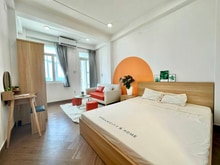 Hình ảnh STUDIO Full Nội thất, Ban công, Cửa sổ tại Trung tâm Q7, Gần chợ