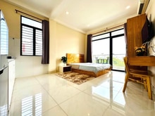 Hình ảnh studio ban công cửa sổ lớn gần cầu Tân Thuận_đh Nguyễn Tất Thành Q4