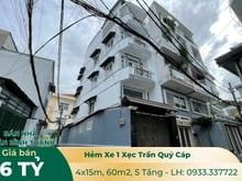 Hình ảnh Bán Nhà Quận Bình Thạnh, Hẻm 1 xẹc Trần Quý Cáp, 60m2, 5 Tầng