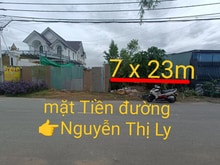 Hình ảnh Đất 7 x 23m Mặt Tiền đường Nguyễn Thị Ly, gần ngã ba Giồng Hóc Môn .