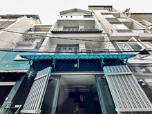 Hình ảnh Q.BT. Nhà khu phân lô Chu Văn An, 4.7x11.5, 4 tầng, 4PN, 2 mặt tiền