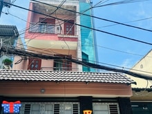 Hình ảnh Q.GV. Nhà đẹp hẻm 8m Bùi Quang Là, 5,5x19,  4 tầng, 4PN