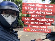 Hình ảnh hiếm: 1 căn duy nhất phước bình 107m2 - đường trước nhà 10m - nhỉnh 6d
