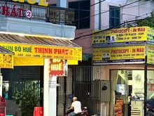 Hình ảnh nha binh Tan gan truong tieu hoc Kim Dong