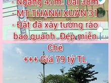 Hình ảnh Bán 1760m2. Gần full thổ cư. (47x38). MT TX31. Q12. Giá 79 tỷ