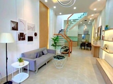 Hình ảnh nhà đẹp 2 tầng liền kề Hươn.g lộ 2 - ngã tư 4 xã - hẻm ôtô - ( 4x13m )