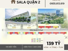 Hình ảnh Bán nhà phố hoàn thiện mặt tiền Nguyễn Cơ Thạch, 7.1*24, 139 tỷ có TL