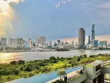 Hình ảnh Cho thuê 2PN tòa Cove, tầng trung, view sông, Q1 tại Empire City