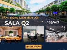 Hình ảnh Cho thuê mặt bằng 239m2, 100 triệu,full nội thất văn phòng tại Sala Q2