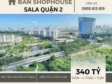 Hình ảnh Bán cặp nhà phố MT Nguyễn Cơ Thạch Sala Q2 dt14.2*24, hầm + 5T, 340 tỷ