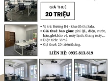 Hình ảnh Cho thuê sàn văn phòng 75m2, 30 triệu/tháng tại Sala Q2