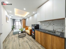 Hình ảnh Cho thuê studio ban công lớn, đầy đủ nội thất ngay KCN Nam Thăng Long
