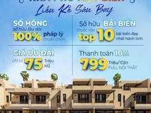 Hình ảnh Nhà phố biển sát sân bay Cam Ranh, 3PN, thanh toán 800tr(10%) ký HĐMB