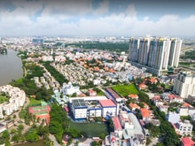 Hình ảnh Bán Khuôn Biệt Thự Sông Bình An, 10x30m, Có Cổng Bảo Vệ