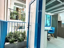 Hình ảnh Duplex ban công tone xanh biển mát mẻ