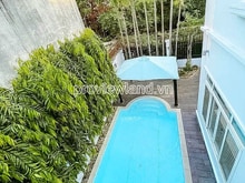 Hình ảnh Cho thuê biệt thự Quốc Hương Thảo Điền, 1 trệt + 3 tầng, 400m2 đất, 5P
