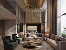 Hình ảnh Cho thuê Penthouse Star Hill, quận 7, dt 450m2 5PN Nội thất cao cấp.
